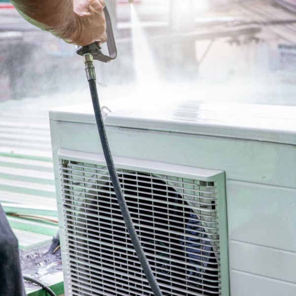outdoor ac cleaning